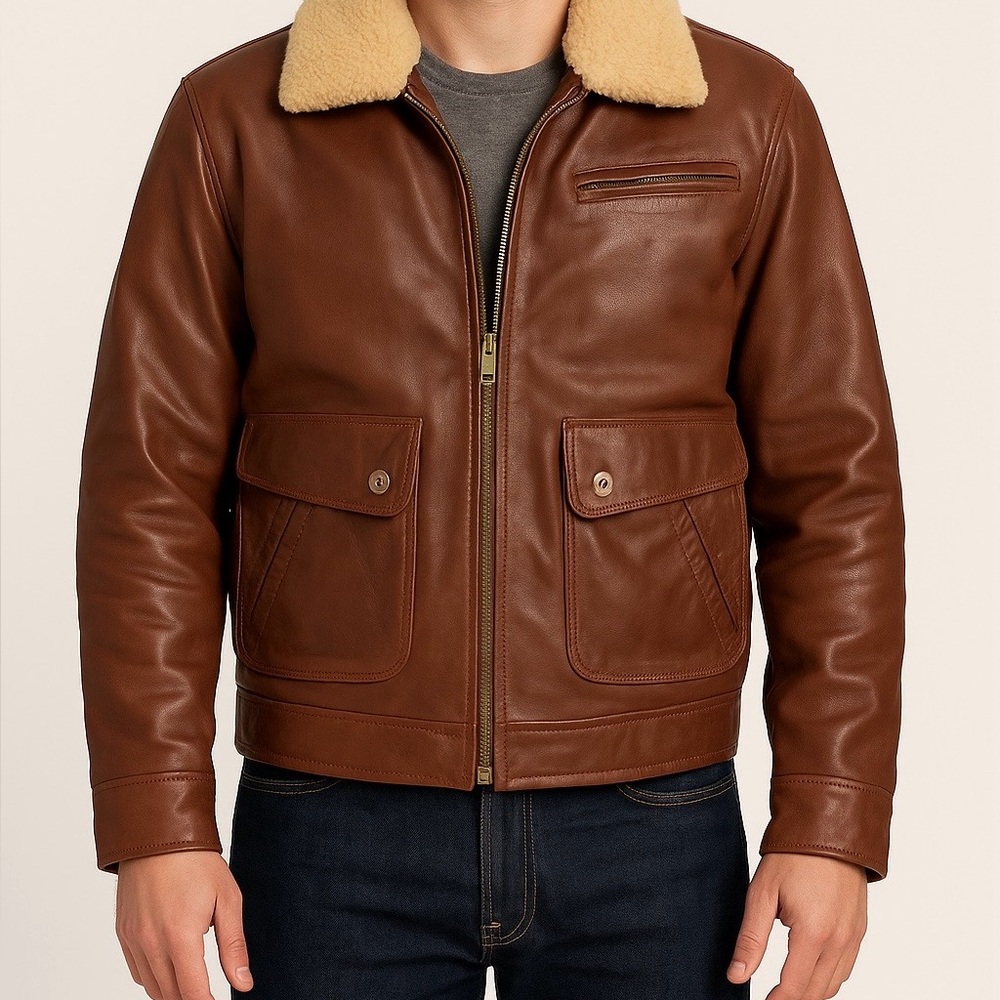 Vinatge leather Jacket